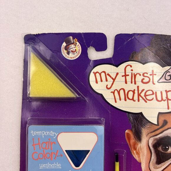 1995 Vintage Halloween Costume My First Witch/Ghost Makeup Hair Imagineering - Picture 10 of 16